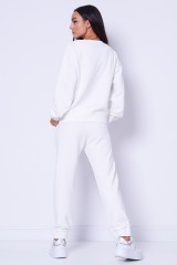 Bluza biała z nadrukiem ABETONE PINKO