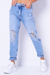 Spodnie jeansowe MOM FIT CALVIN KLEIN JEANS