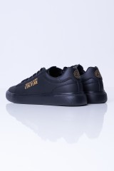 Sneakersy czarne ze złotym napisem VERSACE JEANS COUTURE