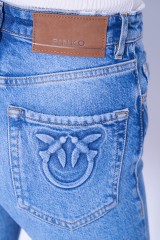 Spodnie jeansowe z rozporkami SISSY PINKO