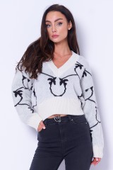 Sweter kremowy alpaka MIRARI PINKO