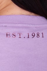 Bluza fioletowa z logo ICON GUESS