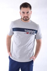 T-shirt TJM ESSENTIAL BOX LOGO TEE GREY TOMMY JEANS