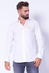 Koszula biała z logo VERSACE JEANS COUTURE