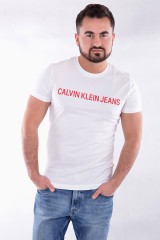 T-shirt INSTITUTIONAL WHITE CALVIN KLEIN JEANS