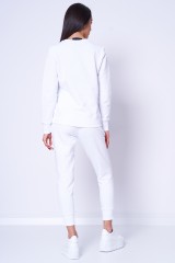 Bluza biała z logo VERSACE JEANS COUTURE