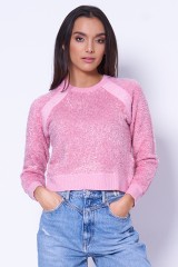 Sweter różowy MAGLIA CHIUSA LIU JO