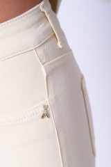 Spodnie jeansowe kremowe PATRIZIA PEPE