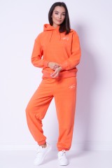 Spodnie dresowe pomarańczowe SIGNATURE FLEECE SWEATPANT TOMMY JEANS