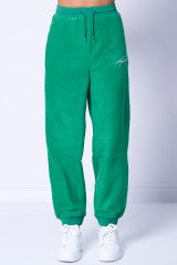 Spodnie dresowe zielone SIGNATURE FLEECE SWEATPANT TOMMY JEANS