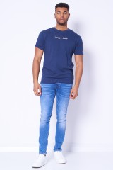 T-shirt granatowy CLASSIC LINEAR LOGO TOMMY JEANS