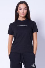 T-shirt czarny z napisem CALVIN KLEIN JEANS