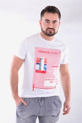 T-shirt PRINT SLIM MC VERSACE JEANS