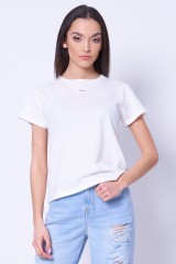 T-shirt biały BASICO PINKO