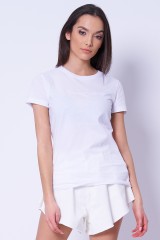 T-shirt biały z logo ARMANI EXCHANGE