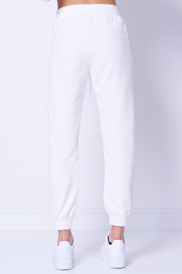 Spodnie dresowe białe CARICO PINKO