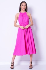 Sukienka różowa midi MICHAEL KORS