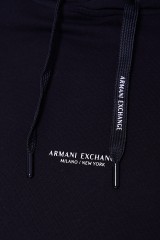 Bluza czarna z napisem ARMANI EXCHANGE