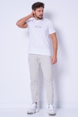 T-shirt biała z logo ARAMANI EXCHANGE