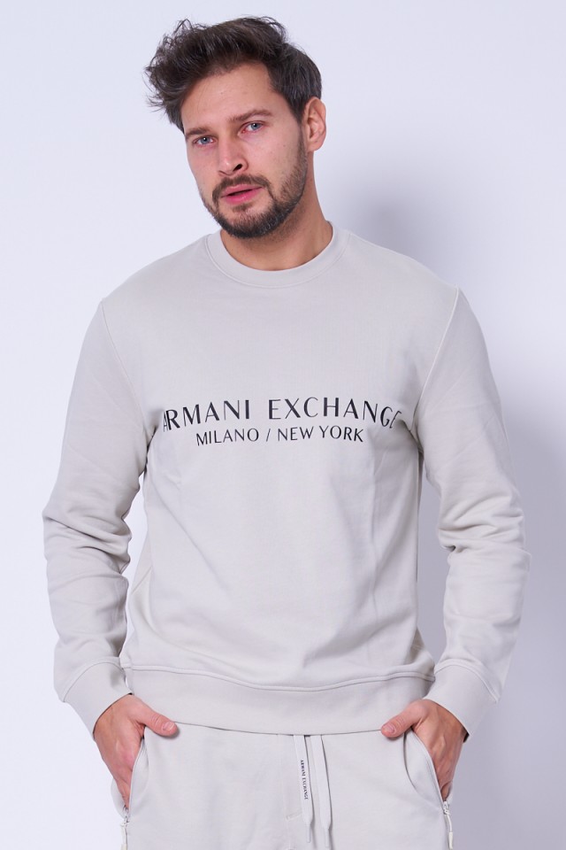 Bluza wkładana z napisem ARMANI EXCHANGE