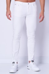 Spodnie materiałowe białe MICHAEL KORS