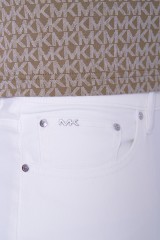 Spodnie materiałowe białe MICHAEL KORS