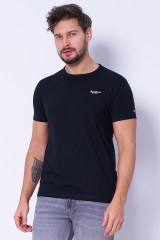 T-shirt czarny ORIGINAL BASIC PEPE JEANS