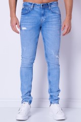 Spodnie jeansowe z przetarciami FINSBURY PEPE JEANS