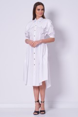 Sukienka biała koszulowa ABBIGLIATO PINKO