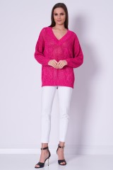 Sweter różowy MARISOL MAGLIA PINKO