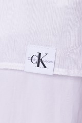 Koszula z rozcięciem na plecach biała CALVIN KLEIN JEANS