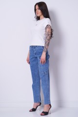 Spodnie jeansowe FICTION CARGO JEANS BLUE ONETEASPOON
