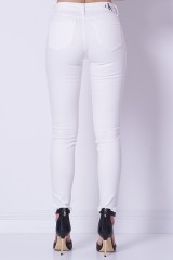 Spodnie jeansowe białe CALVIN KLEIN JEANS