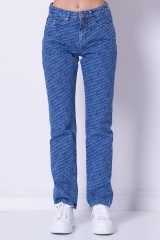 Spodnie jeansowe logowane KARL LAGERFELD
