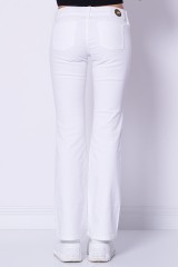 Spodnie jeansowe białe dzwony VERSACE JEANS COUTURE