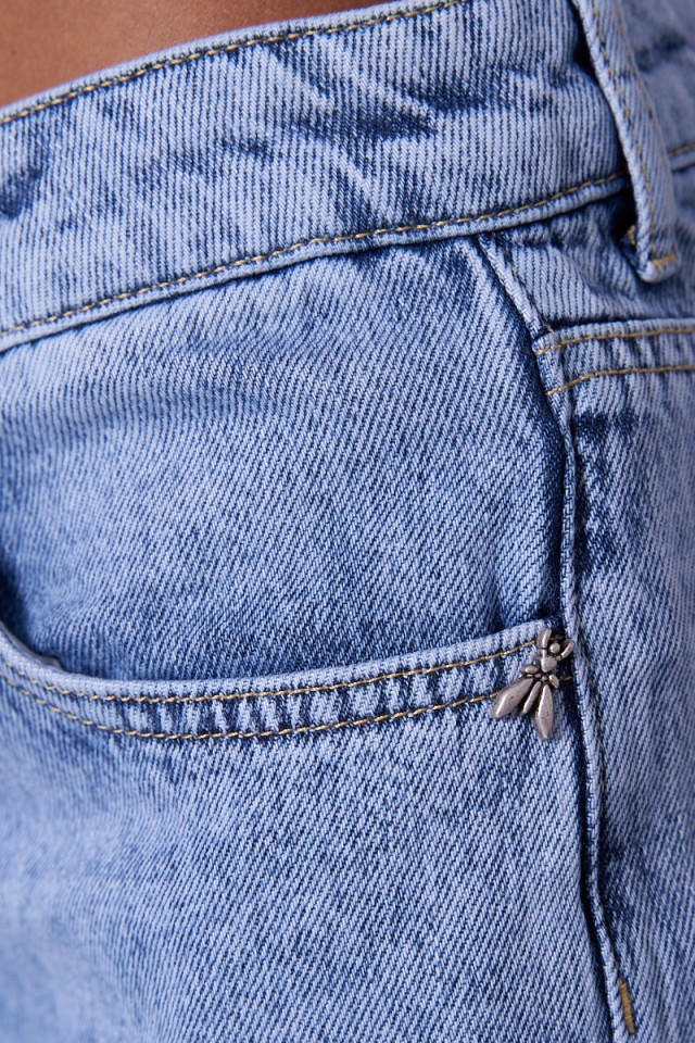 Spodnie jeansowe wide leg PATRIZIA PEPE