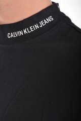 T-shirt EMBRO ON THE NECK TEE BLACK CALVIN KLEIN JEANS