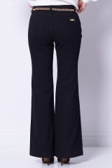 Spodnie jeansowe czarne dzwony MICHAEL KORS