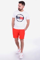 Spodenki ESSENTIAL CHINO SHORT RED TOMMY JEANS