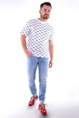 T-shirt MULTI CORPORATE LOGO TEE WHITE TOMMY JEANS