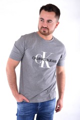 T-shirt MONOGRAM EMBRO GREY CALVIN KLEIN JEANS