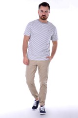 T-shirt TOMMY CLASSICS STRIPE TEE GREY TOMMY JEANS