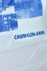 T-shirt LANDSCAPE GRAPHIC WHITE CALVIN KLEIN JEANS