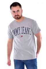 T-shirt TJM COLLEGIATE LOGO TEE GREY TOMMY JEANS
