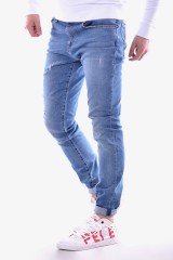 Spodnie jeansowe SLIM SEASONAL DENIM TRUSSARDI JEANS
