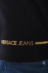 T-shirt PRINT REGULAR MERCURY BLACK VERSACE JEANS