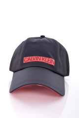 Czapka LOGO CAP BLACK/RED CALVIN KLEIN