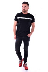 T-shirt FRONT TAPE BLACK GUESS